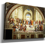 The School of Athens by Raphael (18"H x 26"W x 0.75"D)