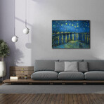 Starry Night Over the Rhone by Vincent Van Gogh (20"H x 24"W x 0.75"D)