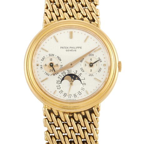 Patek Philippe Perpetual Calendar Moon Phase Automatic // 3945/IJ // Pre-Owned