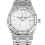 Audemars Piguet Ladies Royal Oak Diamond Quartz // 67651ST.ZZ.1261ST.01 // Pre-Owned