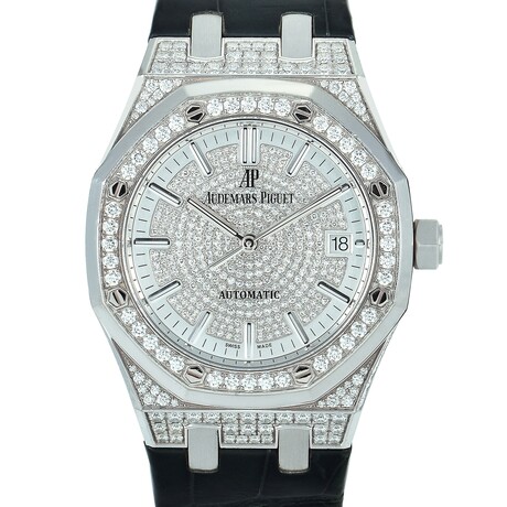 Audemars Piguet Ladies Royal Oak Diamond Automatic // 15452BC.ZZ.D019CR // Pre-Owned