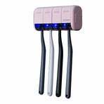 UV-C Toothbrush Sterilizer Family Set // Pink