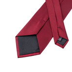 Rome Handmade Silk Tie // Deep Red