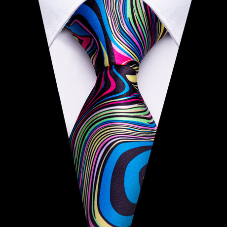 Rodman Handmade Silk Tie // Multicolor