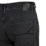 Saville Slim-Fit Jeans // Black (Size: 33W)