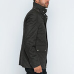 Anderson Leather Jacket // Brown Tafta (L)