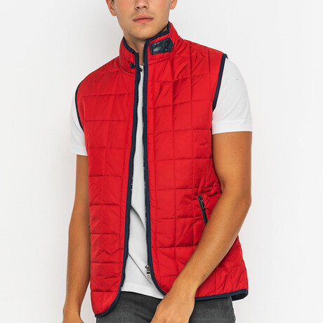 Asher Vest // Red (S)