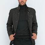 Anderson Leather Jacket // Brown Tafta (L)