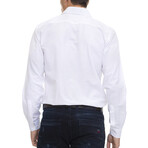 Gans Long Sleeve Button Up // White (XL)