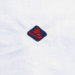 Gans Long Sleeve Button Up // White (L)