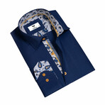 Joseph Reversible Cuff Button-Down Shirt // Royal Blue (S)
