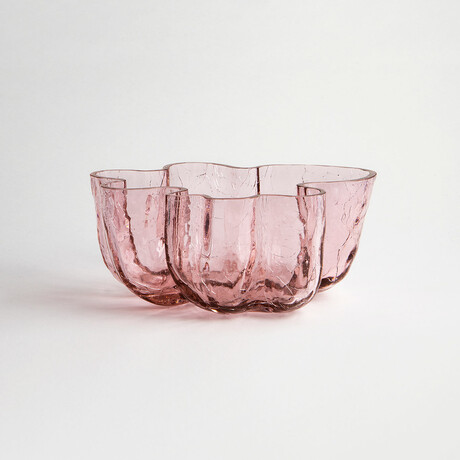 Crackle Bowl // Pink