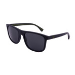 Emporio Armani // Men's EA4129-504287 Sunglasses // Matte Black + Gray