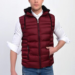 Ruben Vest // Claret Red (M)