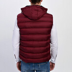 Ruben Vest // Claret Red (M)