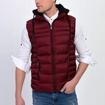 Ruben Vest // Claret Red (M)