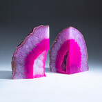 Genuine Agate Geode Bookends v.2