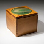 Genuine Agate Box // Green