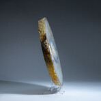 Genuine Agate Slice + Acrylic Display Stand // v.4