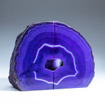 Genuine Agate Geode Bookends v.4