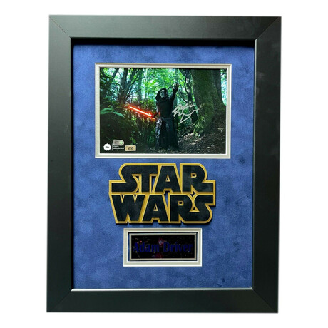 Adam Driver // Autographed "Kylo Ren - Star Wars" 8x10 Photo // Framed
