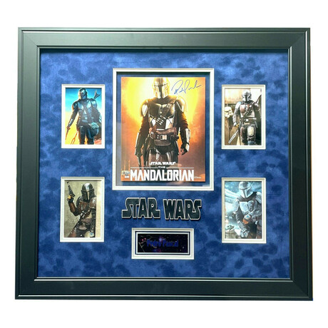 Pedro Pascal // Autographed "The Mandalorian" 8x10 Photo // Framed Collage