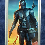 Pedro Pascal // Autographed "The Mandalorian" 8x10 Photo // Framed Collage