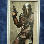 Pedro Pascal // Autographed "The Mandalorian" 8x10 Photo // Framed Collage