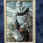 Pedro Pascal // Autographed "The Mandalorian" 8x10 Photo // Framed Collage