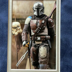 Pedro Pascal // Autographed "The Mandalorian" 8x10 Photo // Framed Collage