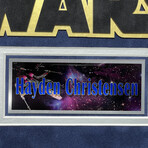 Hayden Christensen // Autographed "Anakin Skywalker - Star Wars" 8x10 Photo // Framed