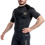 Short Compression T-Shirt // Gold (Small)
