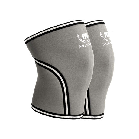 7mm Knee Sleeve // Pack of 2 // Gray (Small)