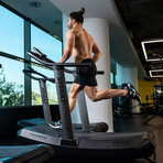 Men's Shorts // Black + Silver Logo (Small)