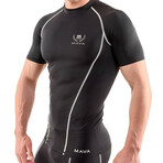Short Compression T-Shirt // Silver (Small)