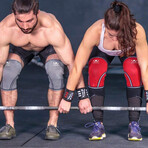 7mm Knee Sleeve // Pack of 2 // Red (Medium)