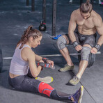 7mm Knee Sleeve // Pack of 2 // Gray (Small)