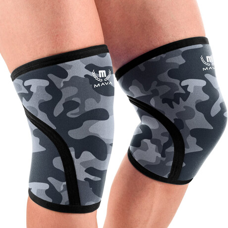 7mm Knee Sleeve // Pack of 2 // Army Gray (X-Large)