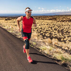 Bamboo Knee Support with Strap // Pack of 2 // Blue (Small)