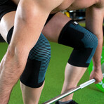 Bamboo Knee Support // Pack of 2 // Blue (Small)