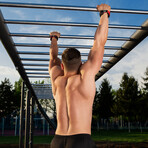 Leather Hand Grips // Pack of 2 // Red (X-Small)