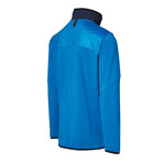 Fleece Zip-Up Jacket // Mykonos Blue (Large)