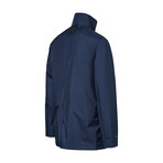 RCT 3-in-1 Zip-Up Jacket + Removable Vest Lining // Navy Blazer // Medium