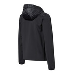 Spacer Zip-Up Hoodie // Jet Black // Medium (Medium)