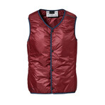 RCT 3-in-1 Zip-Up Jacket + Removable Vest Lining // Navy Blazer // Medium