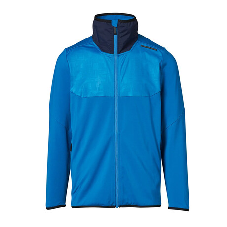 Fleece Zip-Up Jacket // Mykonos Blue (Large)