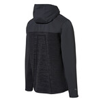 Active Hooded Midlayer Zip-Up Jacket // Jet Black (Medium)