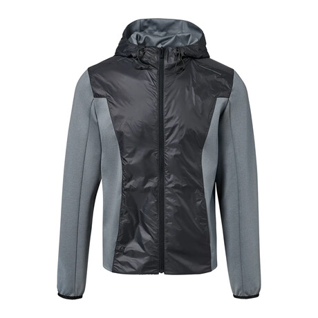 Spacer Zip-Up Hoodie // Medium Heather Gray (Small)