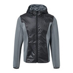 Spacer Zip-Up Hoodie // Medium Heather Gray (Small)