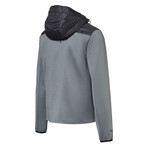 Spacer Zip-Up Hoodie // Medium Heather Gray (Small)